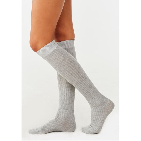 Ribbed Over The Knee Socks - Picture 4 of 5